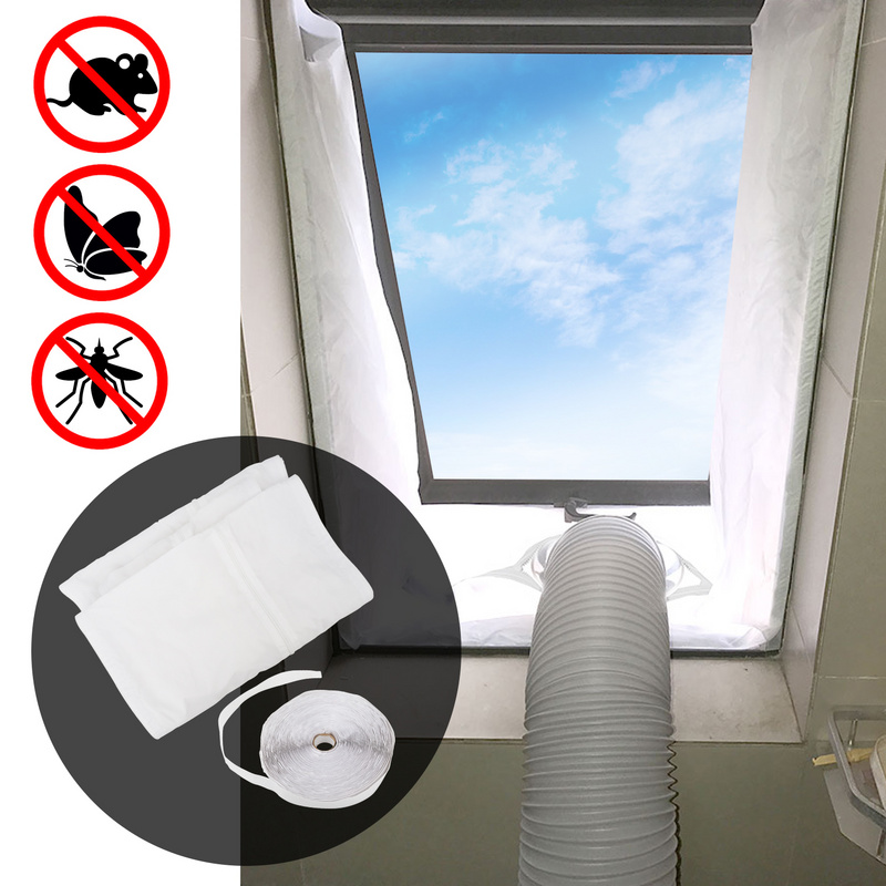 Fiqops okenné tesnenie 400cm AirLock pre mobilné klimatizácie a sušičky vzduchu Hot Air Stop