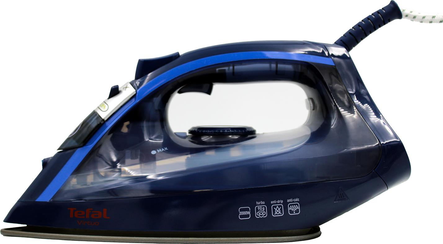 Tefal Virtuo FV 1713 Trocken- & Dampfbgeleisen 2000 W Blau