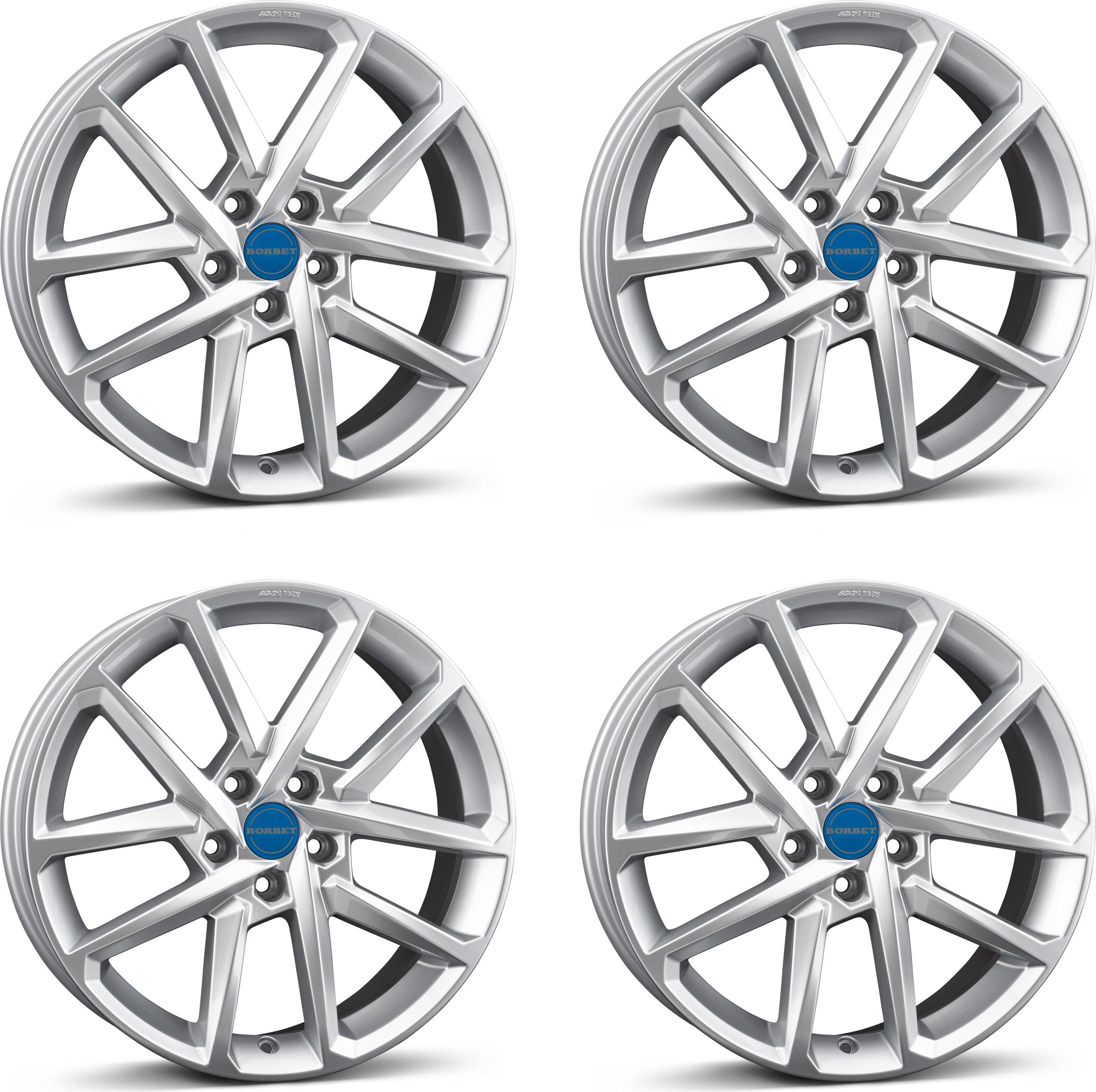 4 Borbet Felgen N 8.0x19 ET48 5x114.3 SIL für Infiniti Q50 5x114.3 SIL für Infiniti Q50 Aluräder 4-N 80948114,3572,5CS