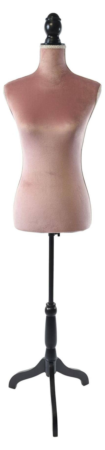 Northix Damen-Schneiderpuppe, Samt, verstellbar 36/38