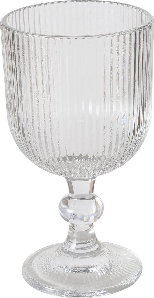 Weinglas mit Rillen-Relief von Boltze Modernes Glas für Wein 815-770