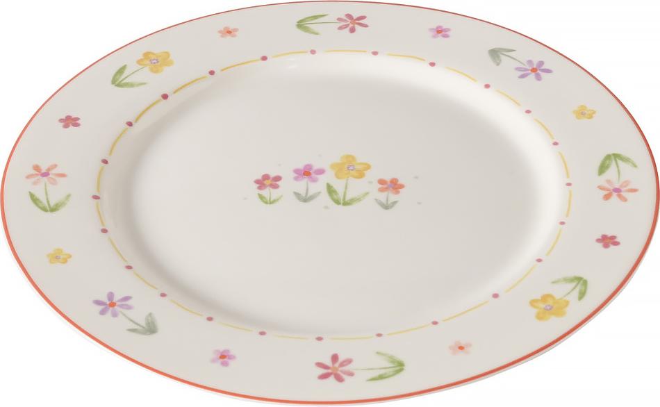 Boltze Essteller mit Blumenmuster BLÜMI, Ø 27 cm