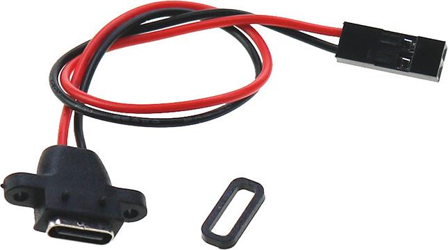 Funduino Adapter USB-C Buchse auf 2P-Stecker - MX1.25 / PH2.0 / XH2.54 / Dupont : Dupont Steckertyp: Dupont