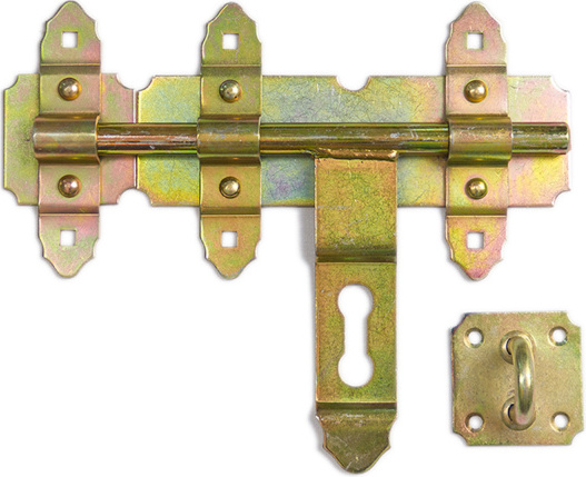 DMX - Bolzenriegel schwer mit befestigter Schlaufe - WCZ