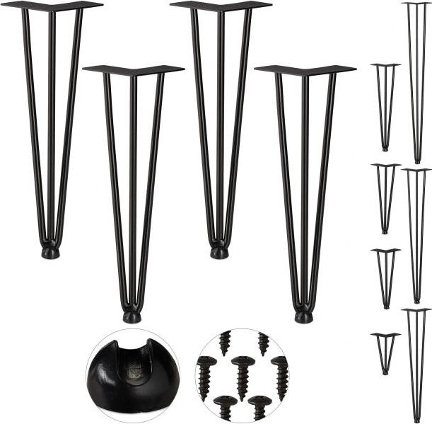 B2X Möbelbein-Haarnadel 4er-Set