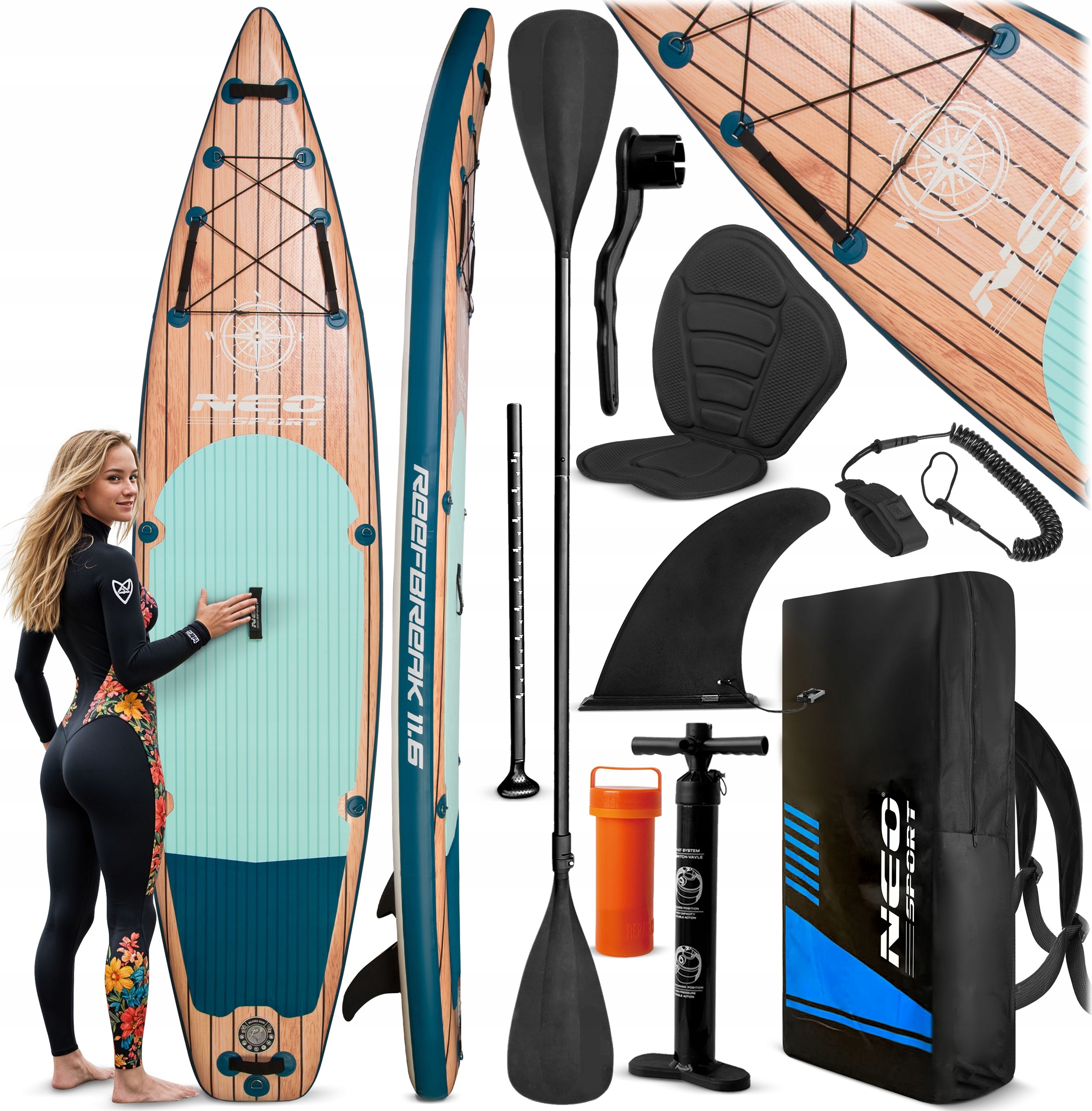 Sup Reefbreak Board - Kompletter Satz