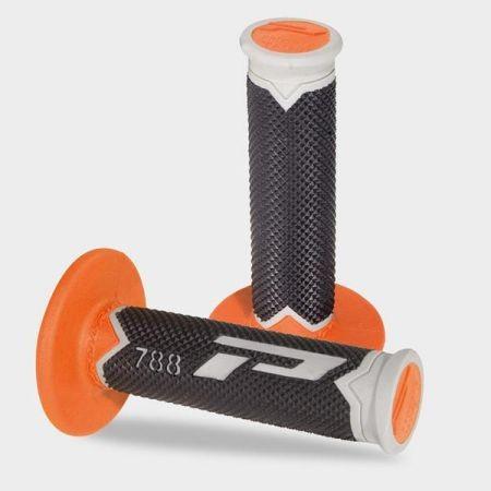 2x PROGRIP Motorradgriffe 710-282 22/25mm 115mm Gummi