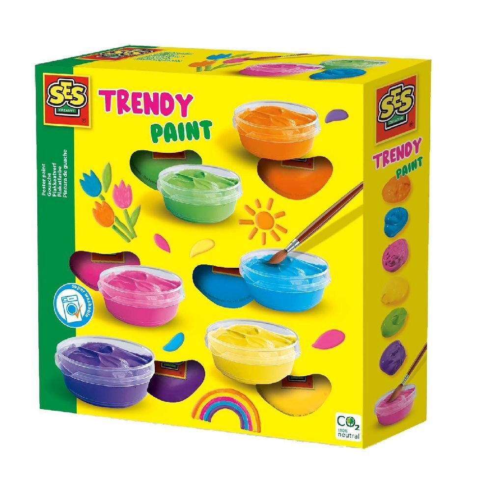 Ses Creative Gouache Trendy 6 Farben 00362