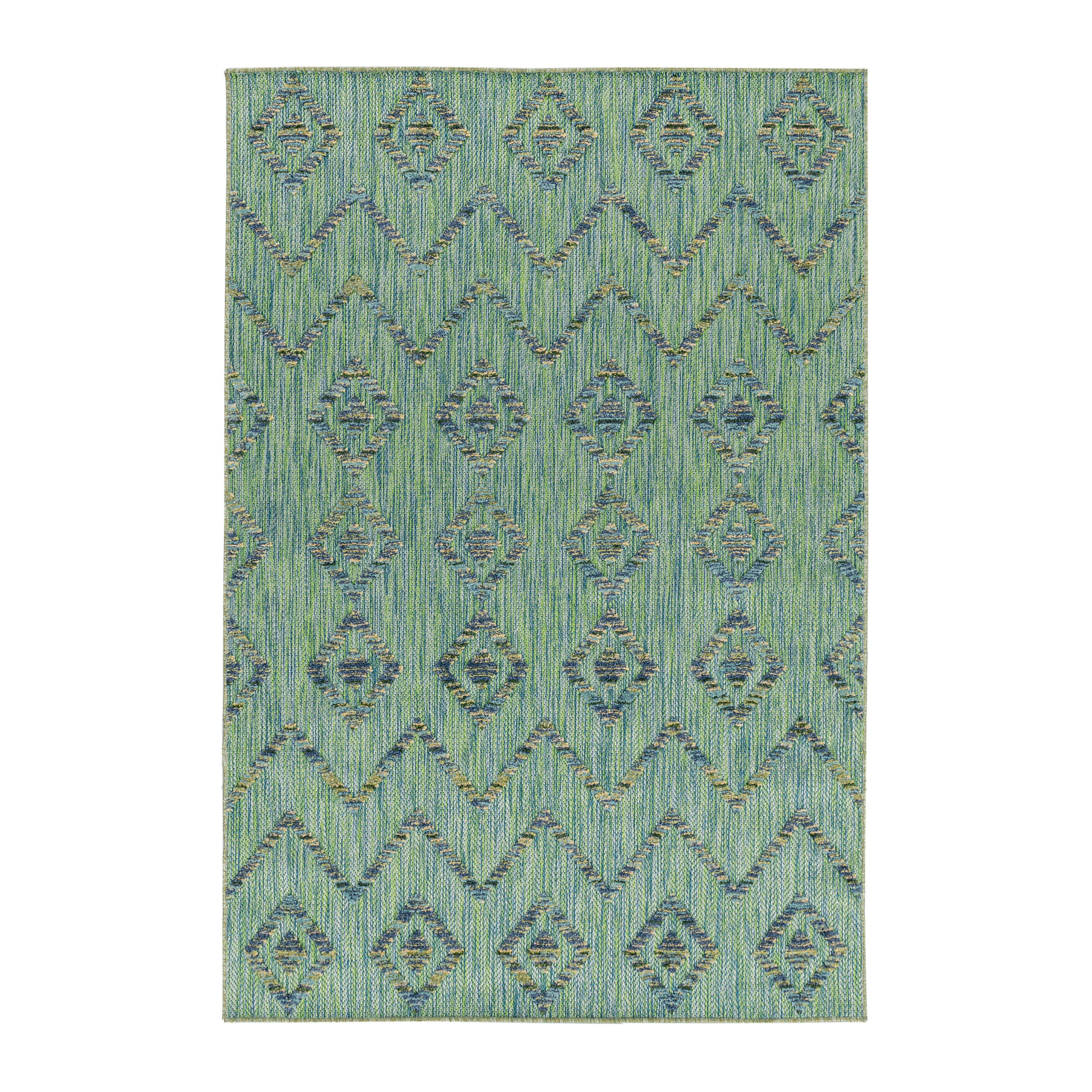 Ayyildiz Hali Outdoor Teppich BAHAMA Grün 80 x 250 cm BAHAMA802505152GREEN