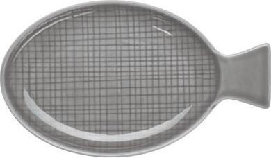 ASA Voyage Kleiner Fischteller, Teller, Porzellan, Pavot Grau, 18 cm, 15120144