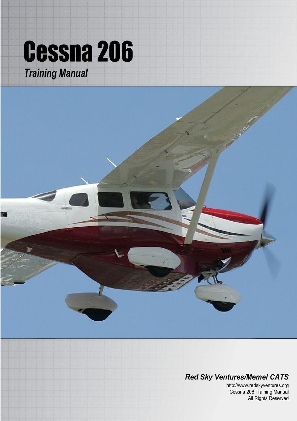 Sonstige Verlage Cessna 206 Training Manual
