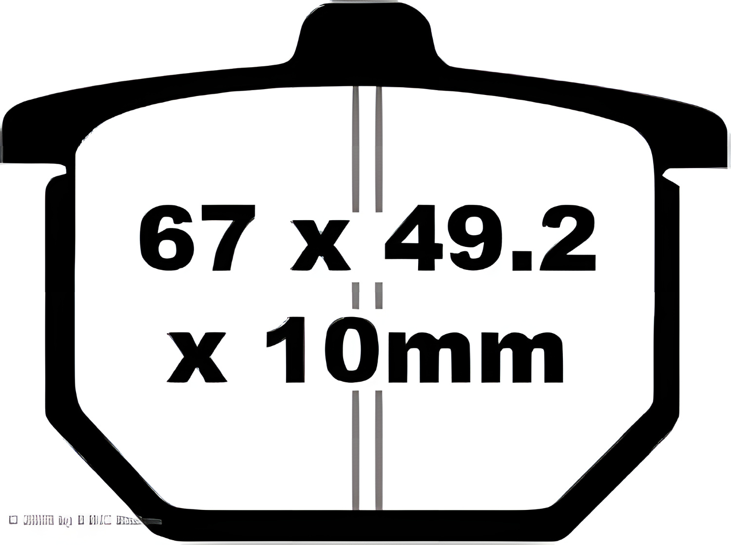 EBC-FA30 (FA29 / 30 / 31 sind identisch) (=11,10,9mm) FA030