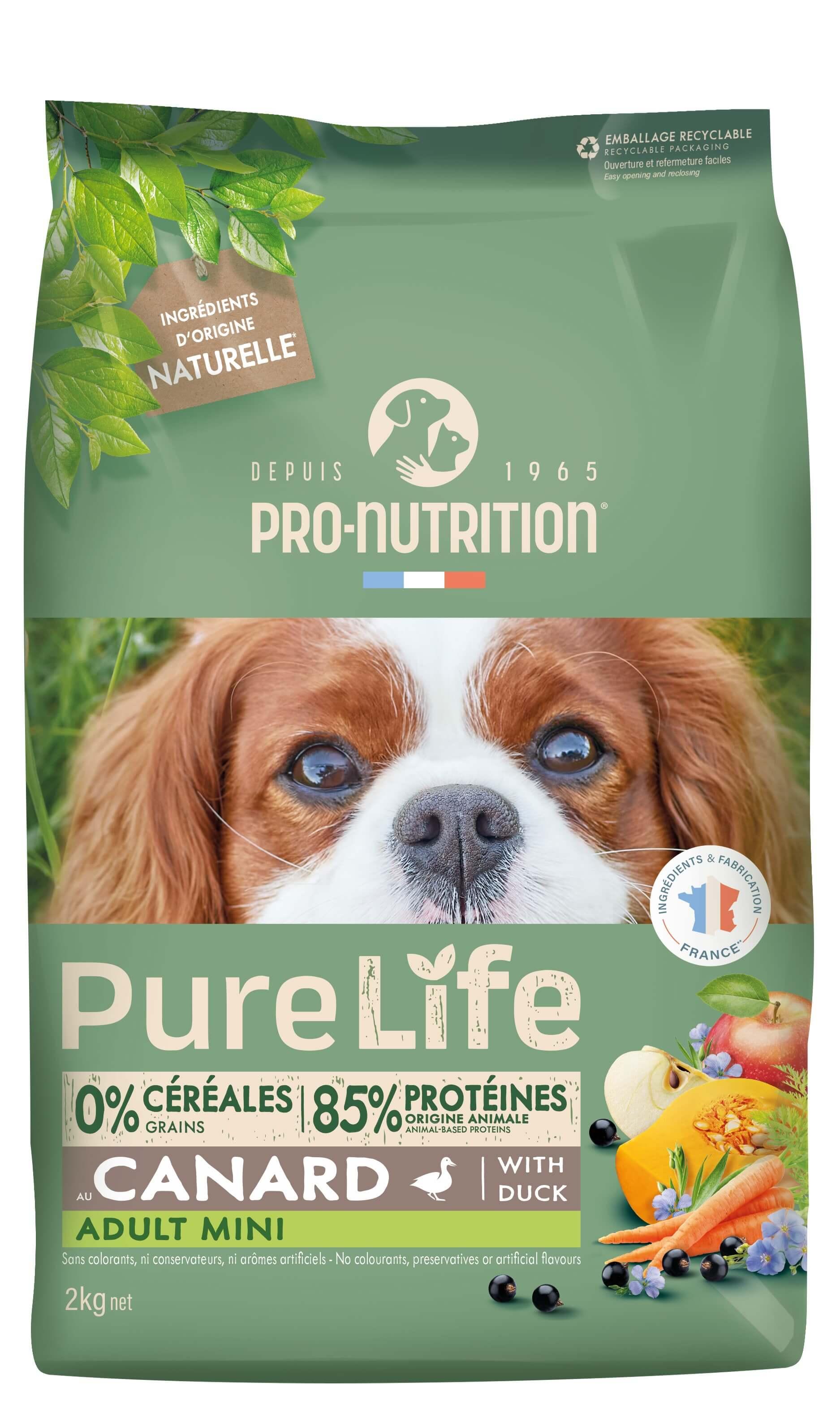 Pro Nutrition Pro-Nutrition Pure Life Adult Mini Canard 2 kg F205490