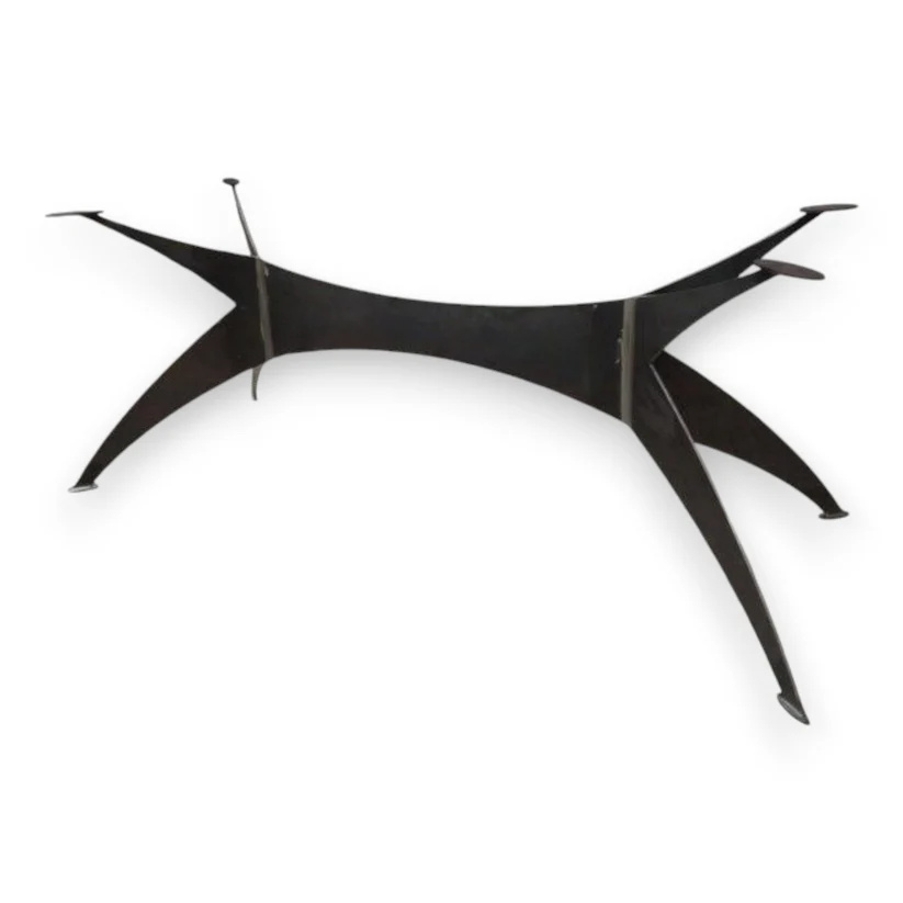 Other brand Rohe Tischbeine in Fischform, 71 cm hoch, ca. 150 cm lang, 6 mm Blechdicke FischRaw