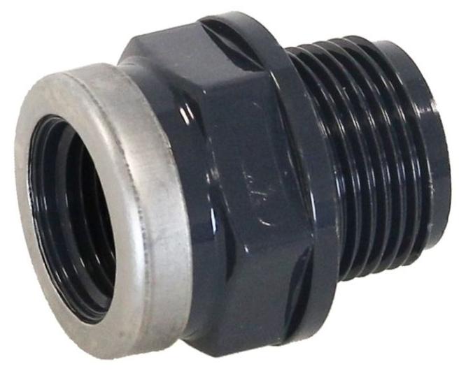 Suevia PVC-Reduzierung 1" AG x ¾" IG - 103.0336