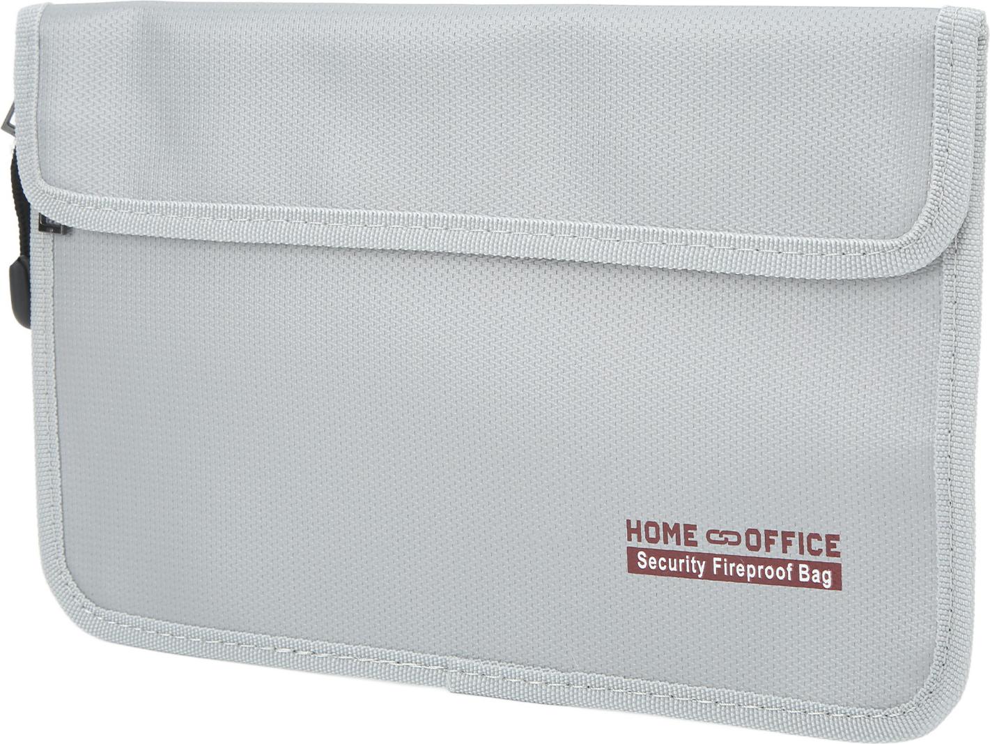 Cocosity Feuerfeste Dokumententasche Wasserdichte und feuerfeste Geldtasche mit doppeltem Reißverschluss für Wertsachen, Geld, Schmuck, juristische Dokumente Modell-Zubehör