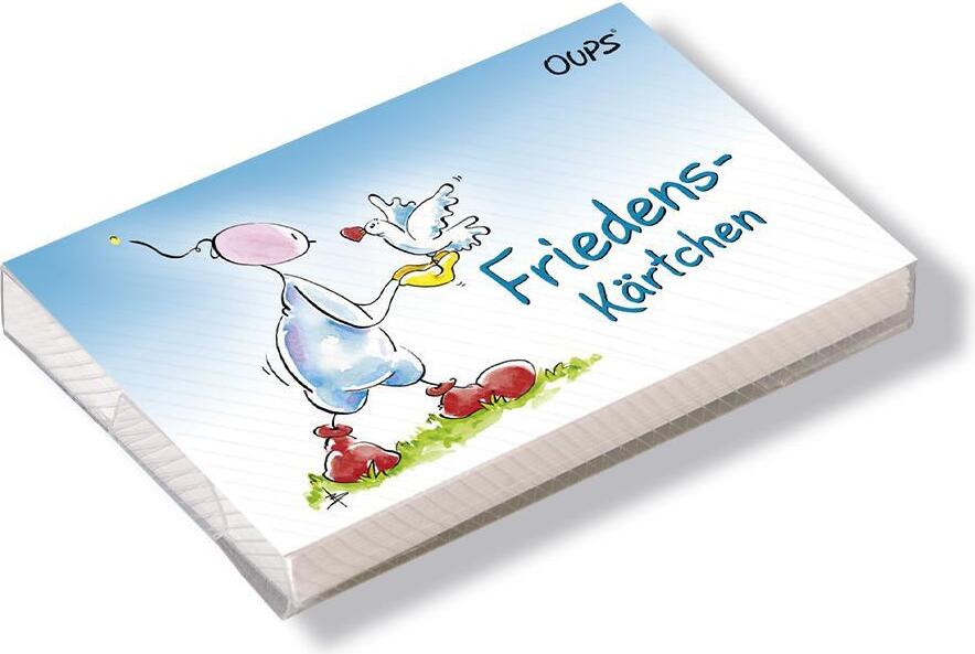 Sonstige Verlage Oups Kärtchenbox - Friedens-Kärtchen