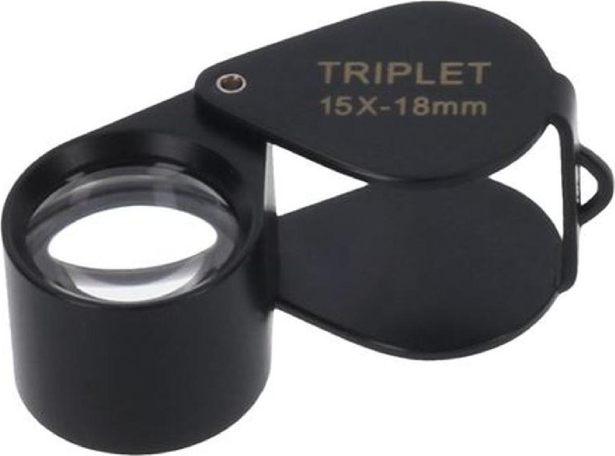 Byomic Triplet-Lupe 15 x 18 mm, hochpräzise 181015