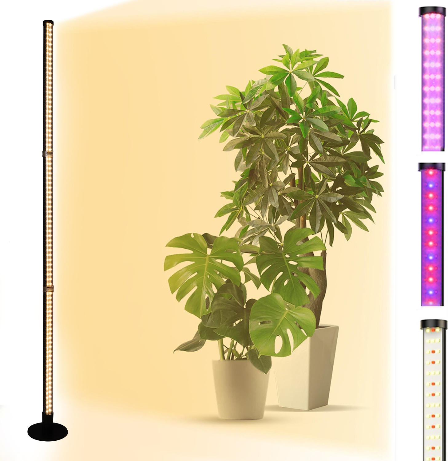 Luce Per Piante Indoor A Spettro Completo - 5 Livelli Dimmerabili, Timer 6/12/18H - Foto 2