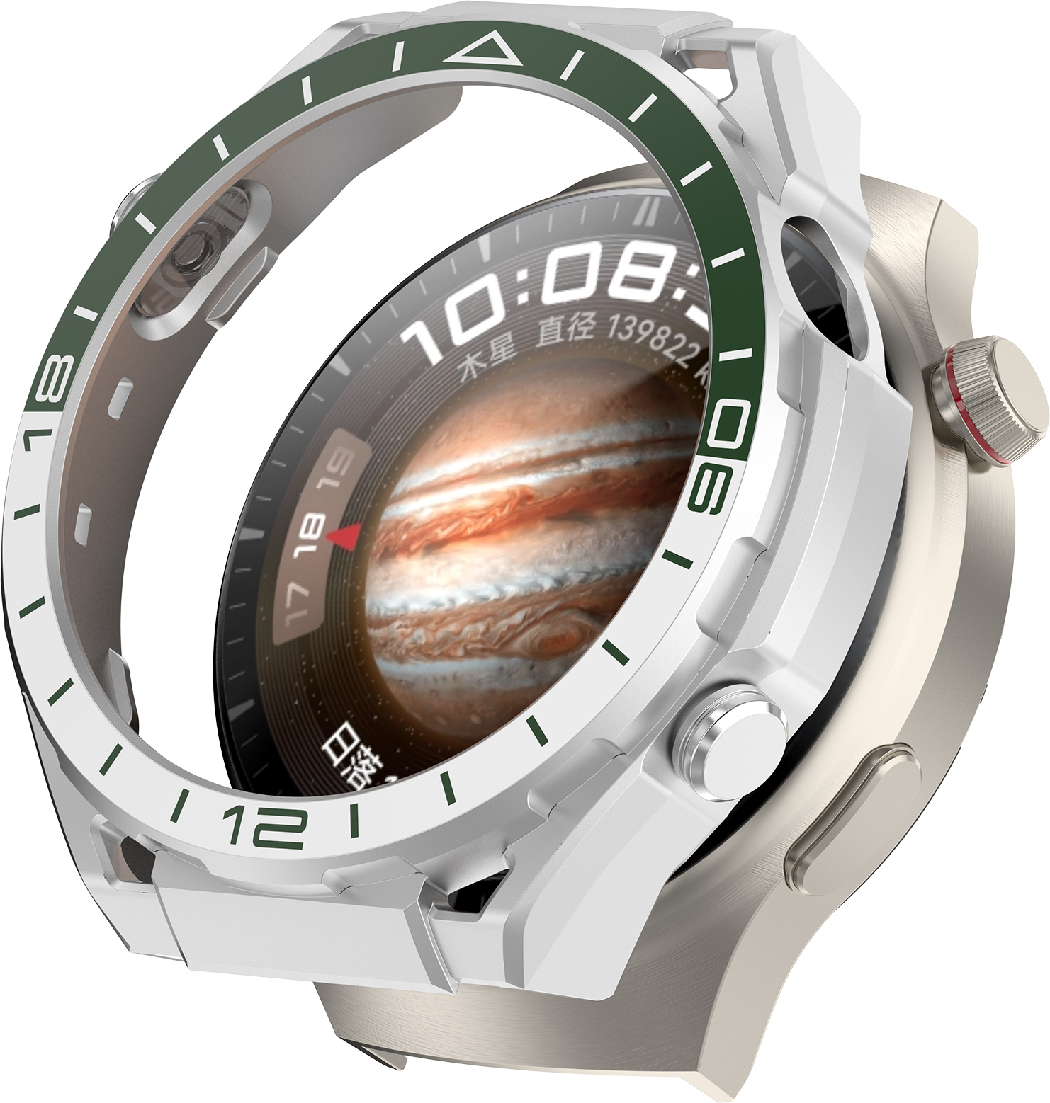 INF Verwandeln Sie Ihre Huawei Watch 4 Pro mit einem meisterhaften Gehäuse Silber 378446