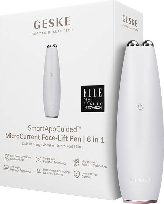 Geske 6-In-1 Mikrostrom-Facelifting-Gerät Mit App (Starlight)