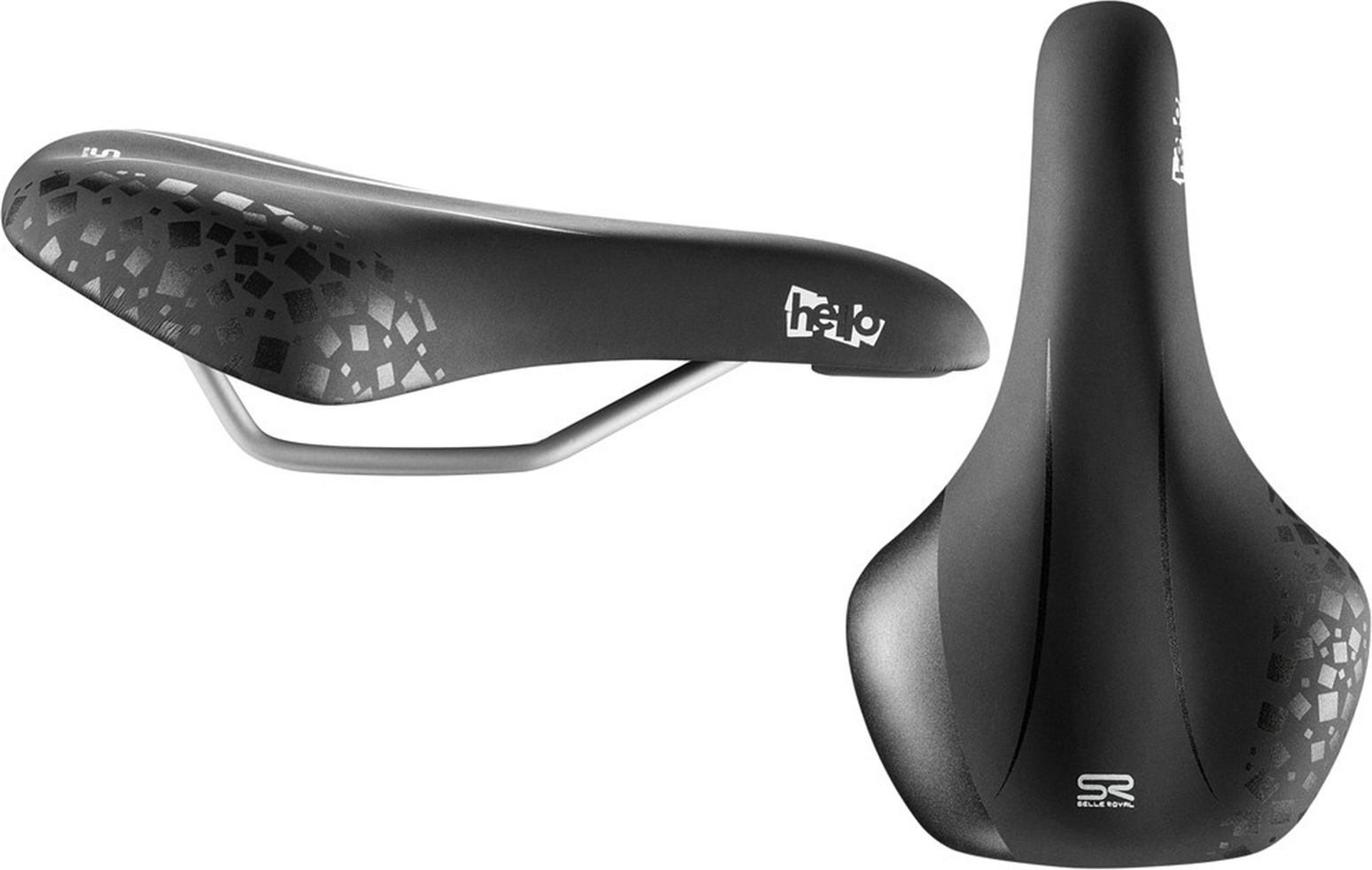 Selle Royal 1704JRNA03807 Junior-Sattel 'Hello', unisex, 250 x 151 mm, 338 g, schwarz WBP2205670600