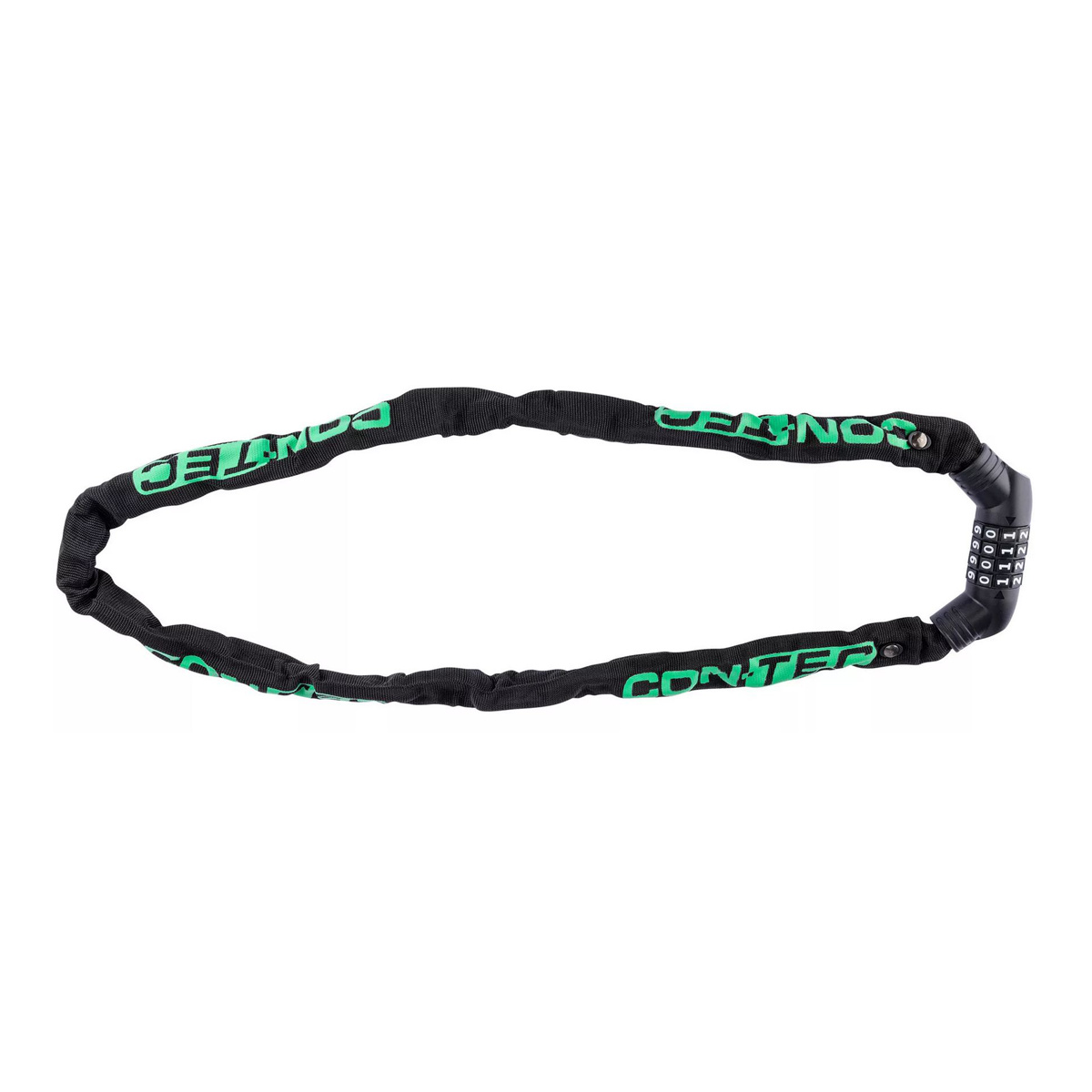 Contec Zahlenkettenschloss Sloc CT Zahlenkabelschloss Sloc 5 mm x 100 cm, schwarz 03529195