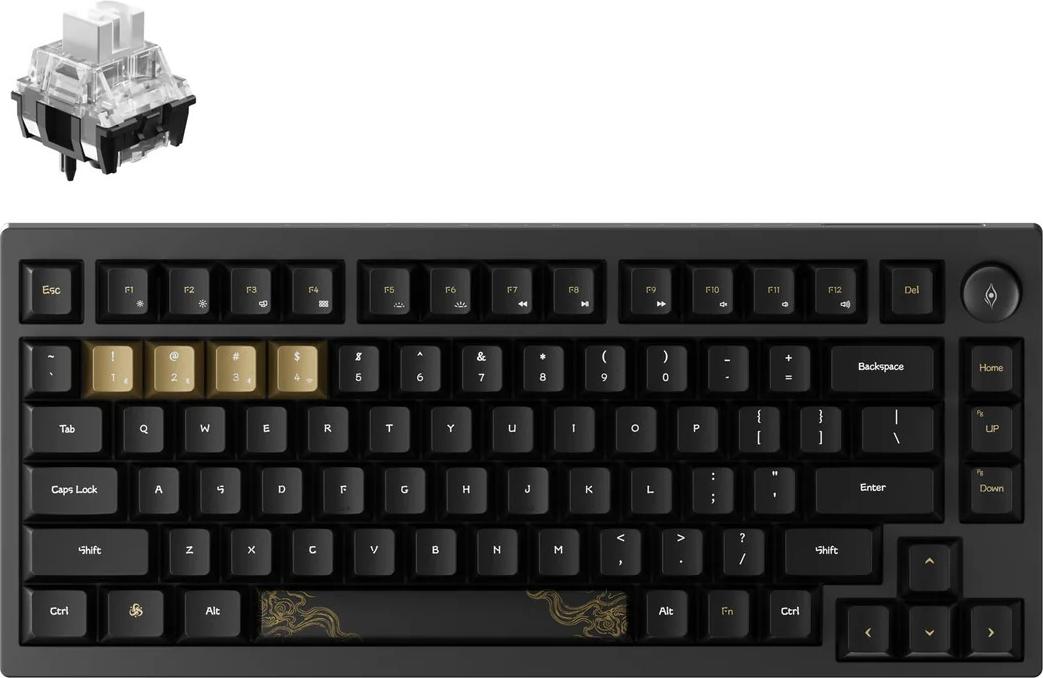 Keychron Black Myth Wukong Kabellose Mechanische Tastatur, QWERTY Layout, Standard Version / TTC Bluish White