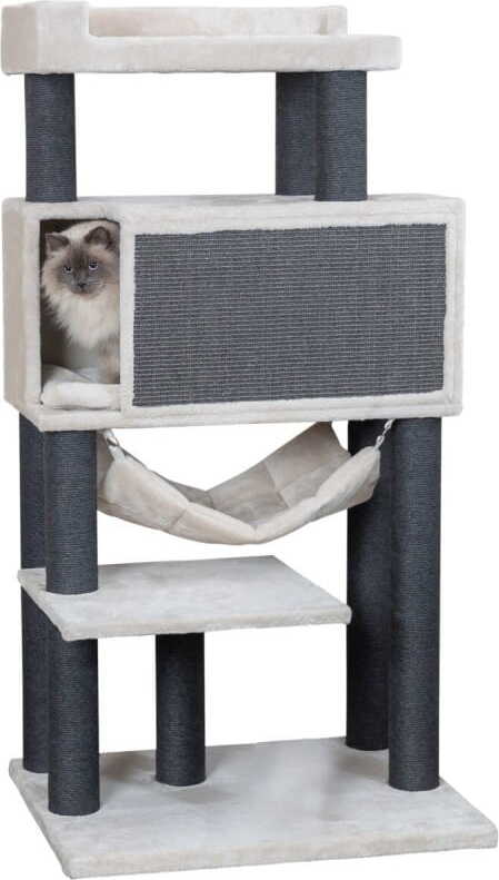 Katzenspielplatz Maciel Xxl In Grau, Stehend, 155 Cm Hoch, Für Katzen