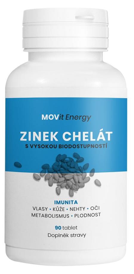 Zinkchelat 15 mg MOVit Energy 90 Tabletten