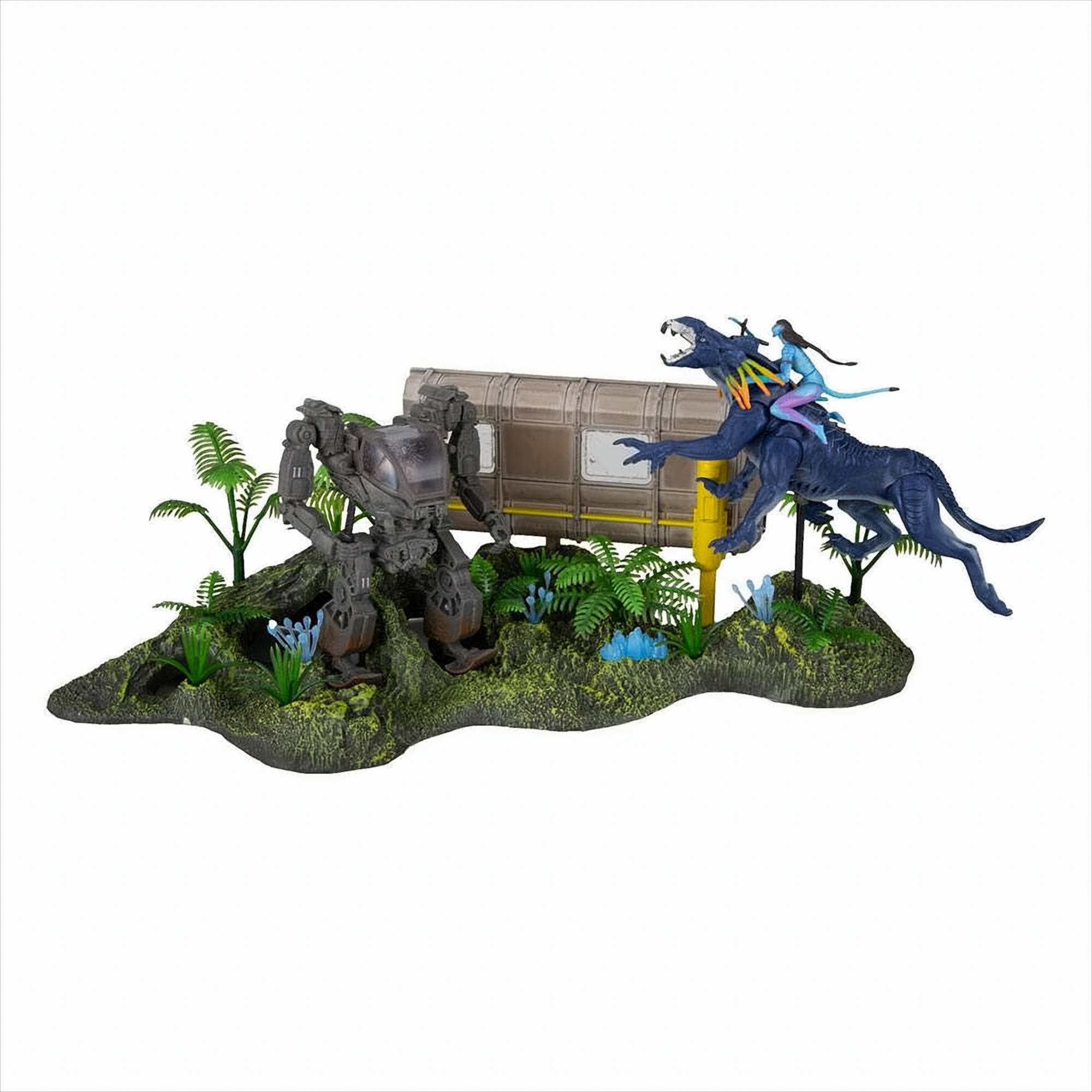 Mcfarlane Toys Avatar: The Way Of Water Actionfiguren Shack Site Battlefigur Grün Grün One Size MCF16406