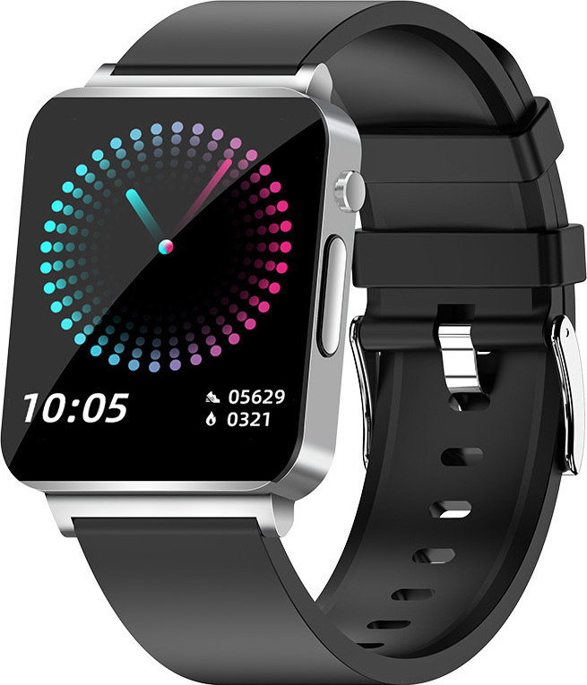 INF Smartwatch mit EKG, Puls, Blutsauerstoff, Schlafmonitor Silber 277770