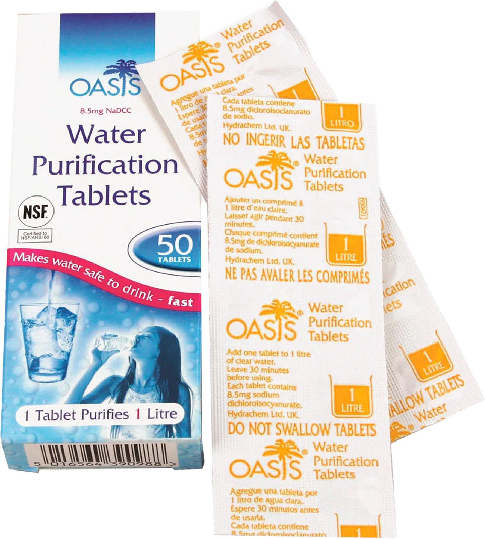 Relags Wasseraufbereitung 'Oasis', Größe:50 Tabletten RL160088