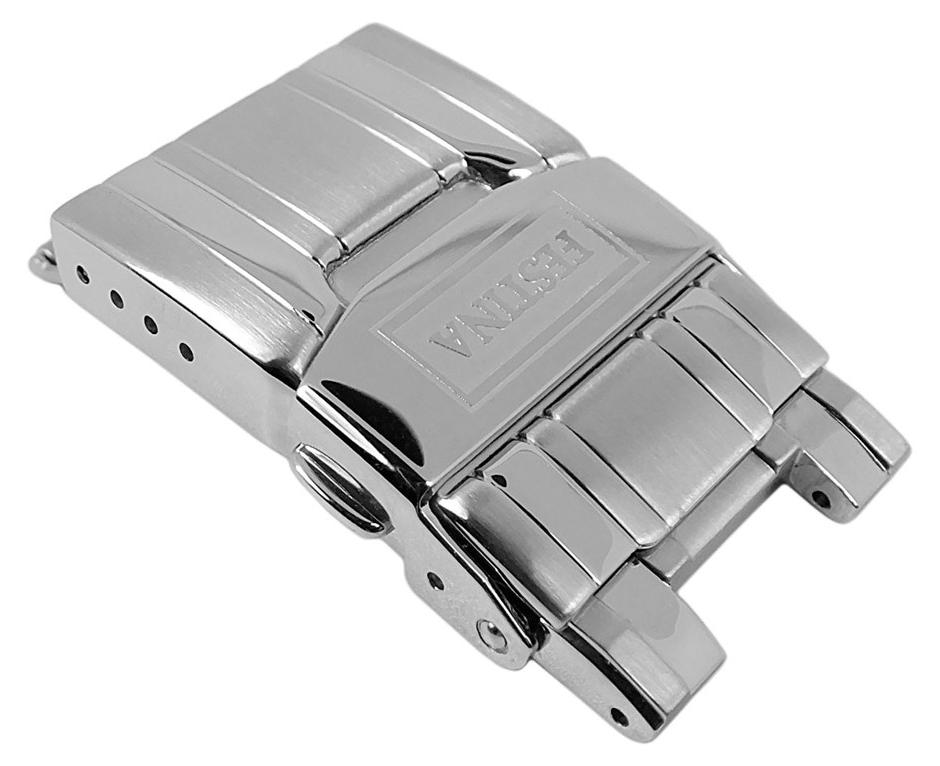 Faltschließe aus Edelstahl für Festina F16527 silbern F16527-Clasp