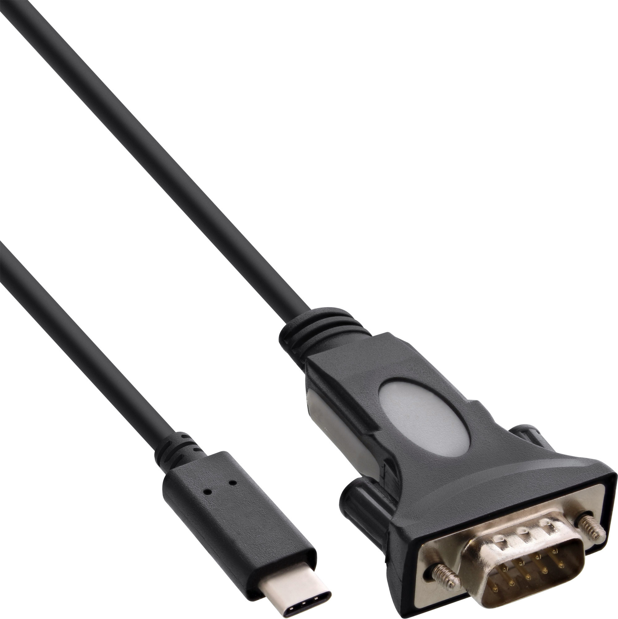 InLine® USB to Ser, kábel adaptéra, USB-C na 9-pinový konektor Sub D, s 9-25-pinovým adaptérom.