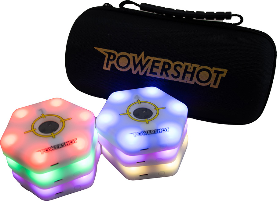 POWERSHOT® Reaction Lights - leuchtendes Reaktionssystem für Reaktionsgeschwindigkeit - 6 St. TA391