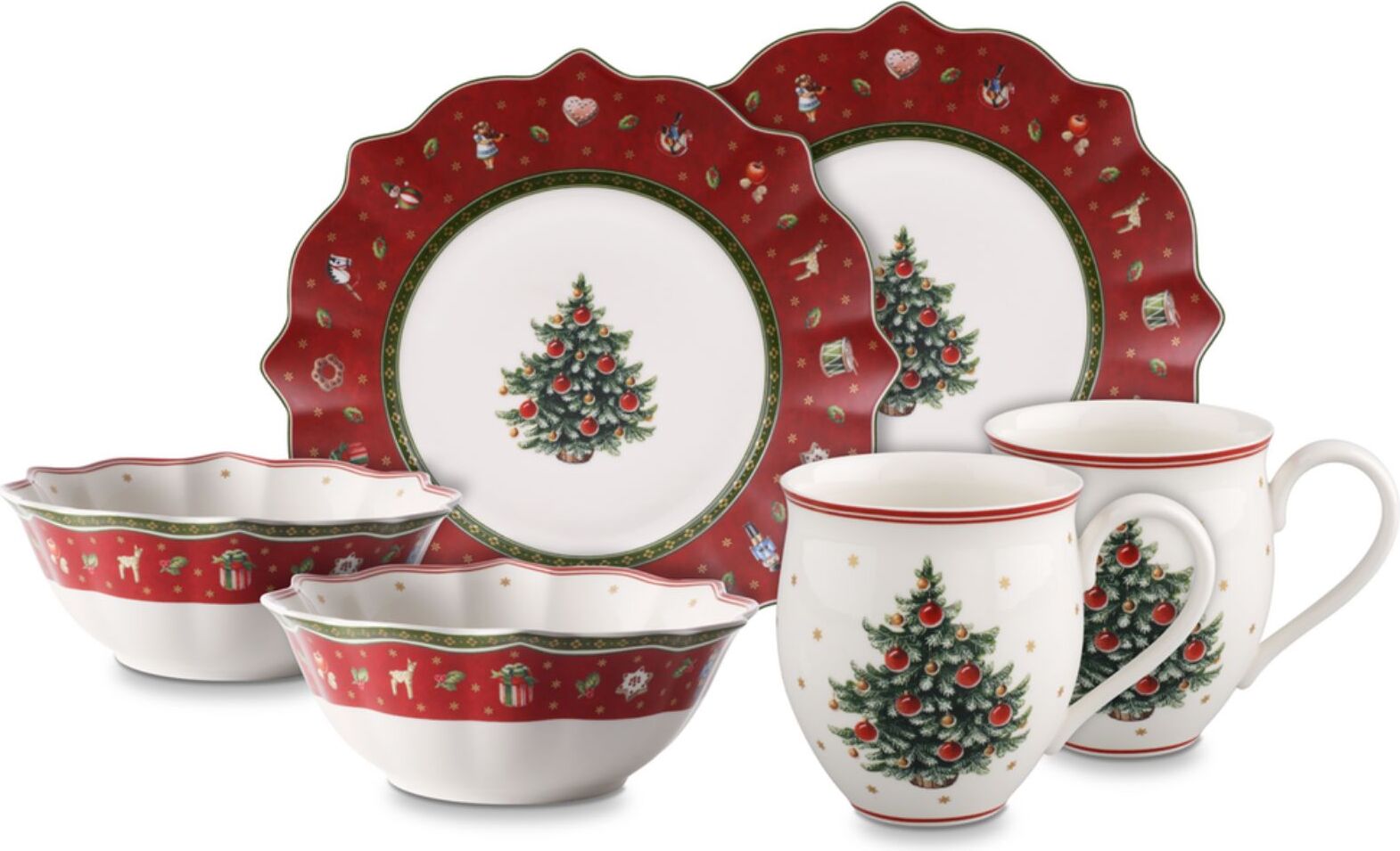 Villeroy & Boch Villeroy und Boch Frühstücks-Set Toy's Delight - Rot W.68339