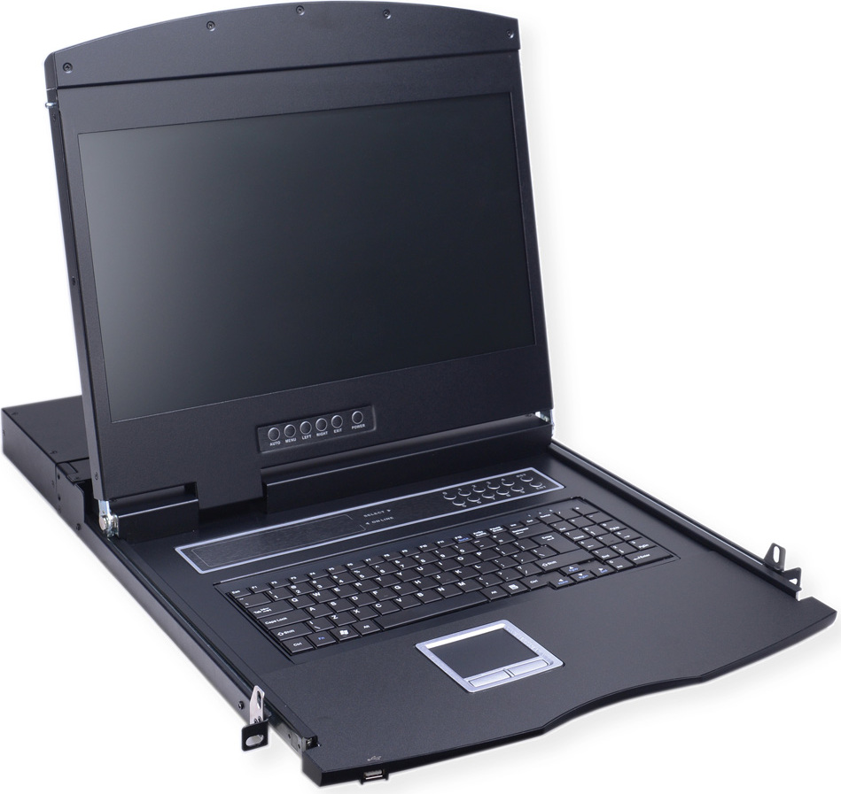 VALUE 19"-KVM-Konsole, 48 cm (19") TFT (16:9), VGA, USB, Tastaturlayout UK 26.99.0130