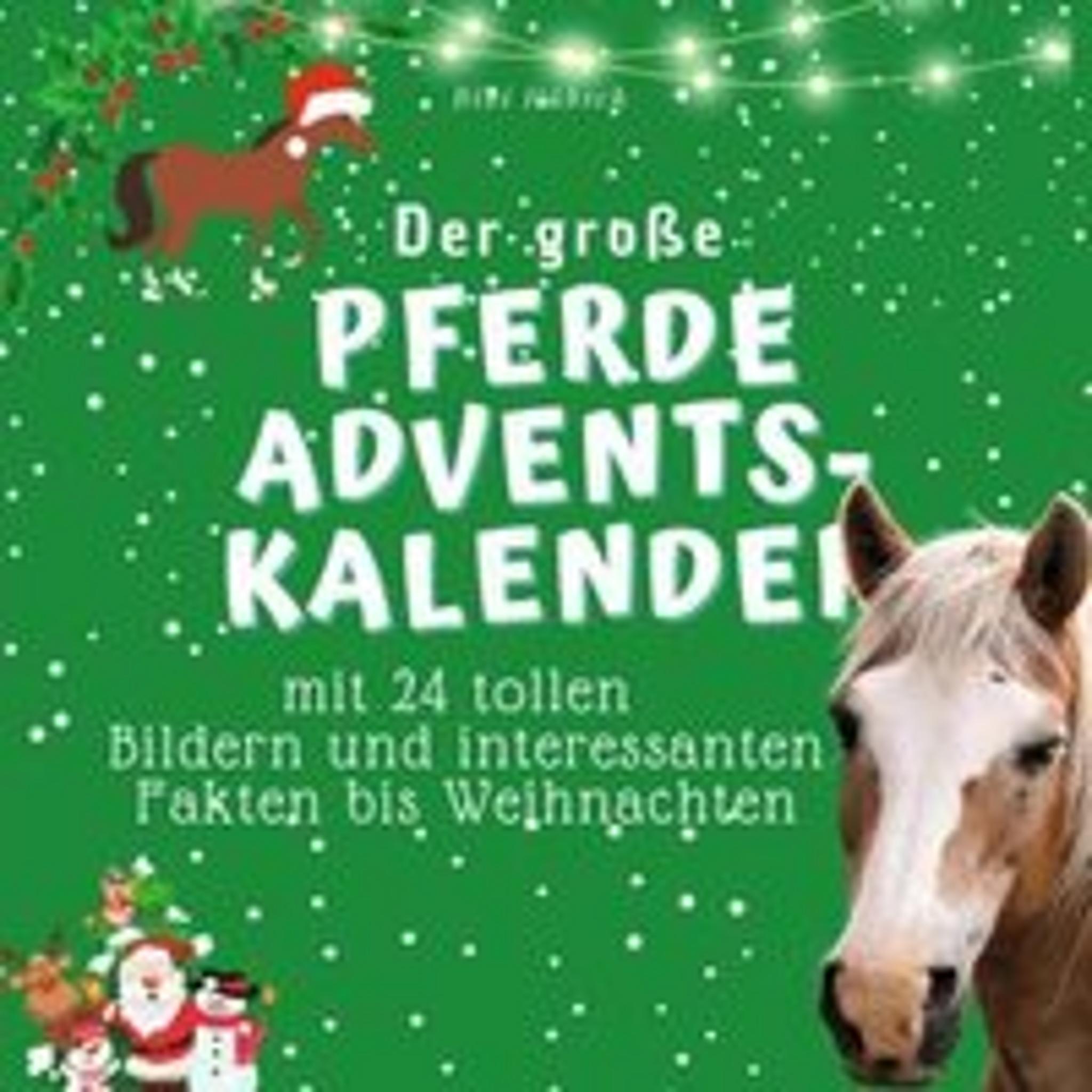 Veľký adventný kalendár s koňmi