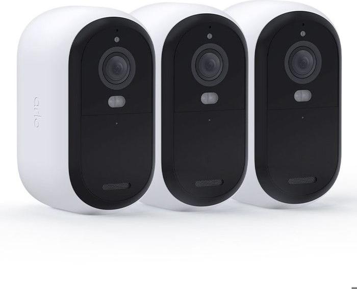 Arlo Essential 2 bezpečnostná kamera, balenie po 3 kusoch, rozlíšenie 2K, farebné nočné videnie, bezdrôtová