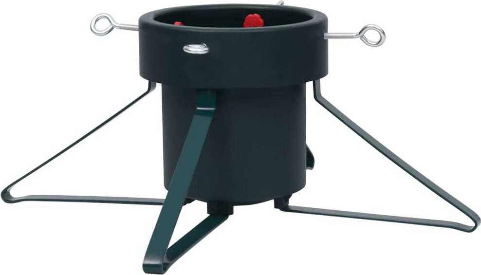 Supporto Per Albero Di Natale Pieghevole: Base Di Ricambio In Ferro Per Alberi Fino A 2,8m (Diametro 3,2cm, Verde Scuro)