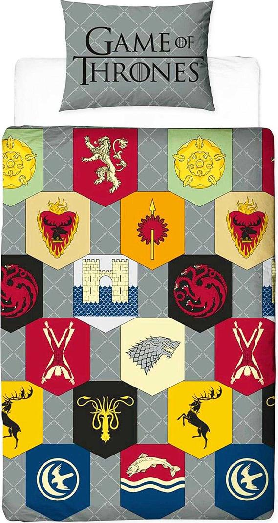 Game of Thrones - Haus des Drachens Bettwäsche, wendbar TC140 (Einzelbett) (Bunt) UTTC140