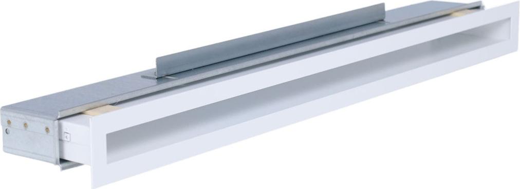 Subtiel Luftleiste Open Air small 70, 700 x 60 mm, weiß