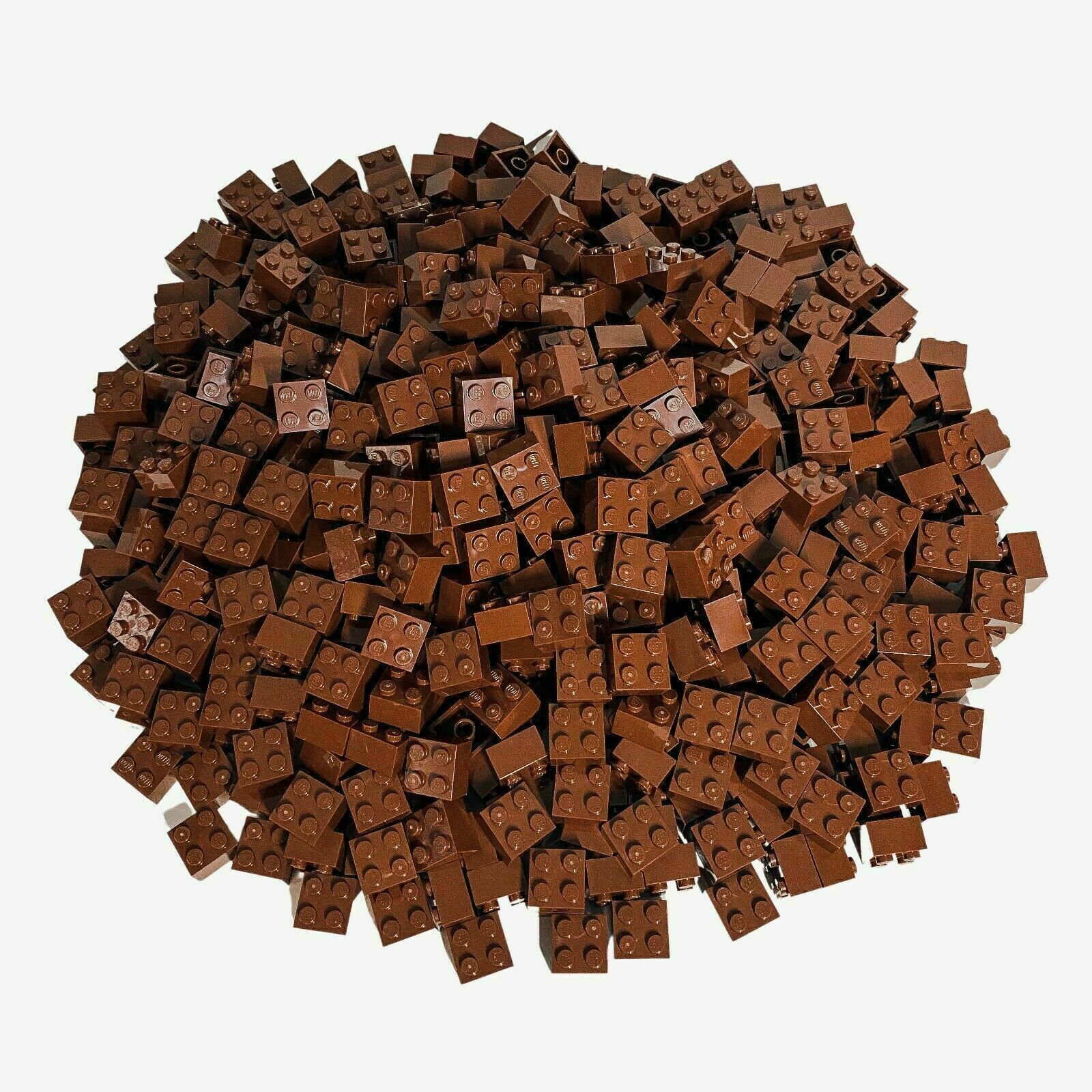 LEGO® 2x2 kocky Vysoké kocky Červená hnedá - 3003 NEW! Množstvo 1000x