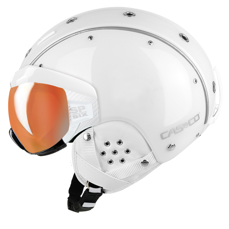 Casco SP-6 Visor - biely Veľkosť: M ( 54 - 58 )