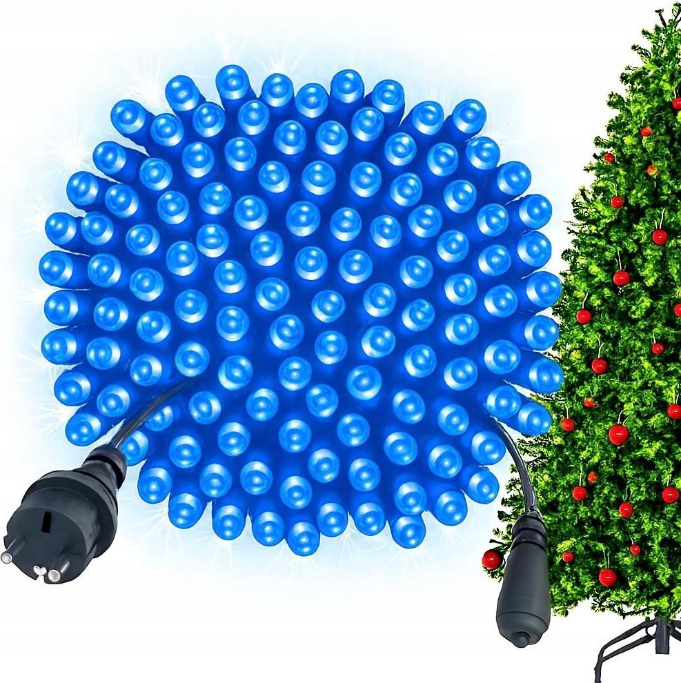 Kaufland Weihnachtsbaum Lichter 1000 Led Blau 72M Mit Blitzeffekten Im Freien Ip44