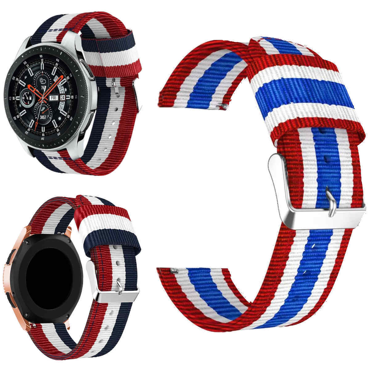 Pre Samsung Galaxy Watch FE 6 5 4 Normal Pro Classic Nylon Armband