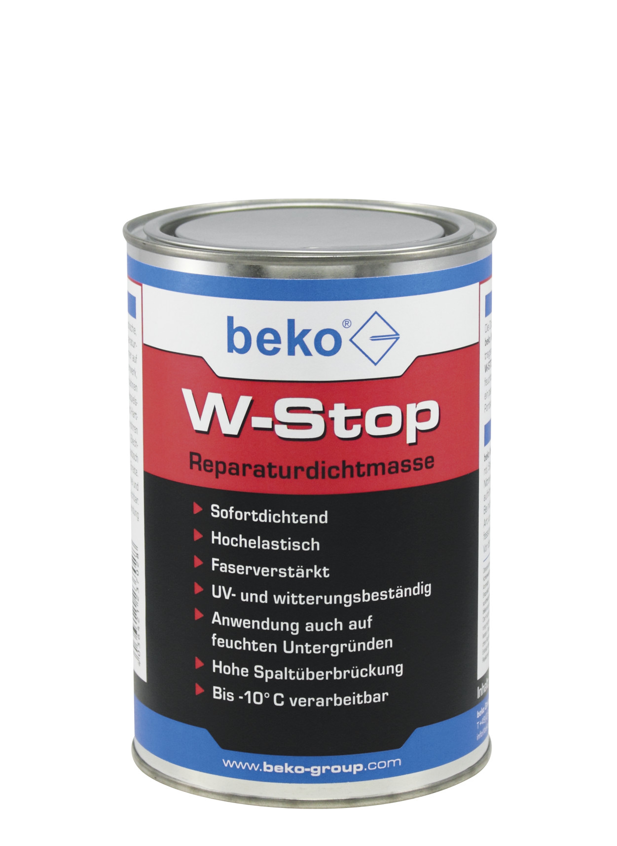 beko W-Stop Reparaturdichtmasse 1 l Dose grau 237 1 1000 23711000