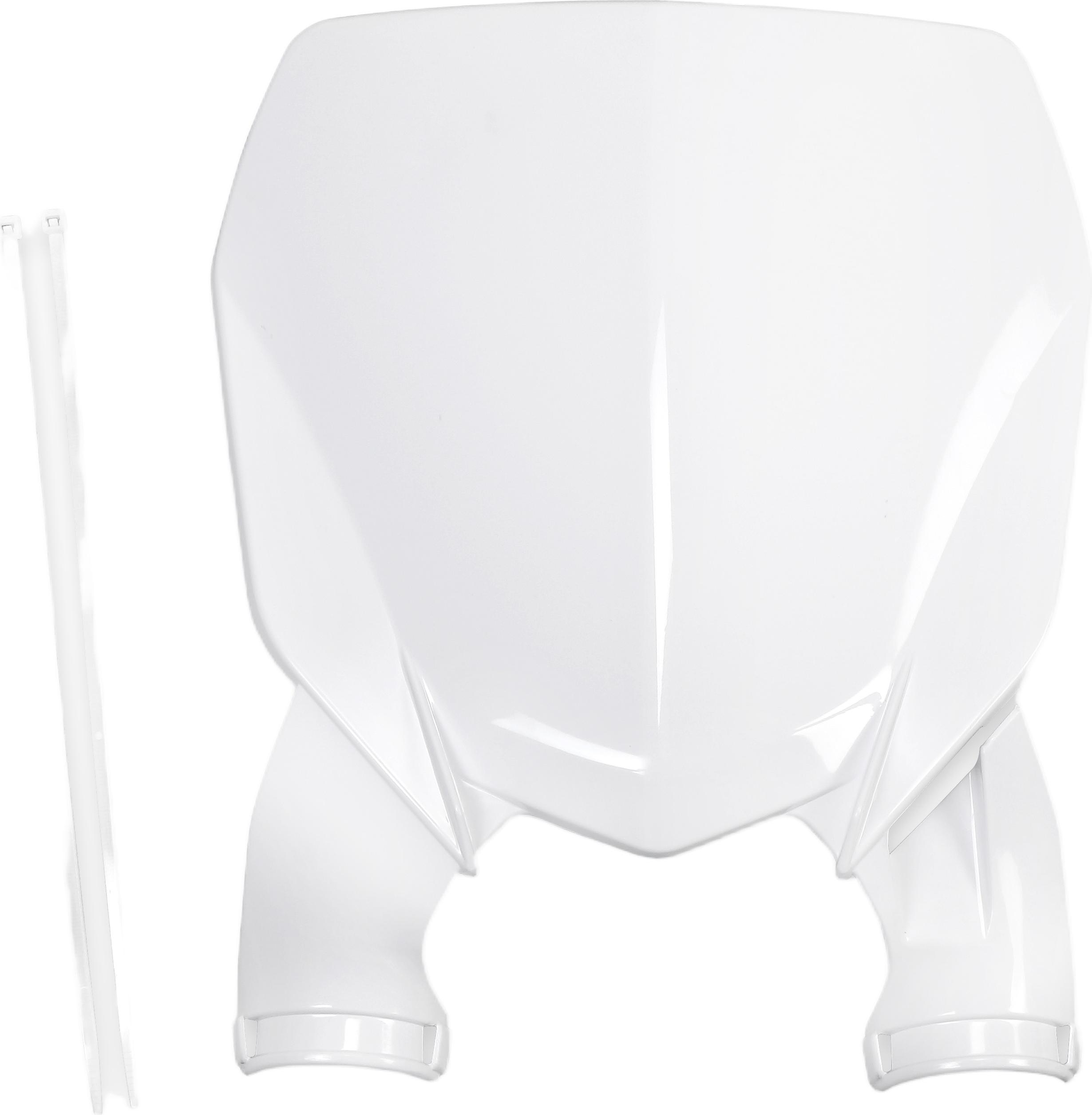 UFO Pee Startnummernschild Startnummernschild UFO Yamaha weiß UFO-YA04873-046