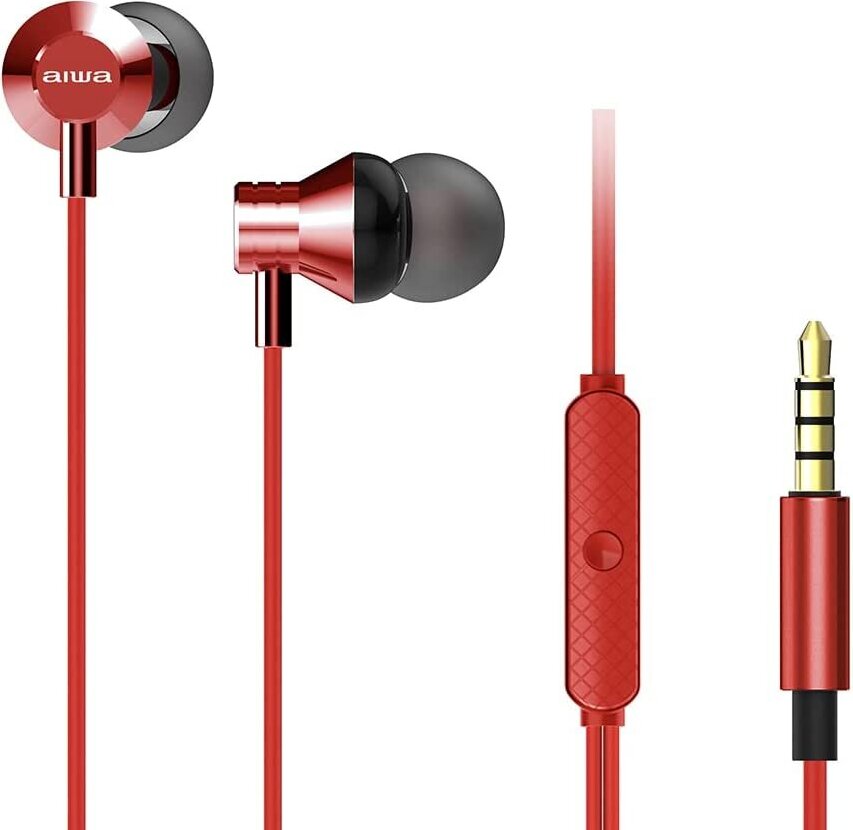 Aiwa In-Ear-Kopfhörer ESTM-50RD Rot